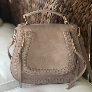 Tan/Beige Saddle Bag Crossbody
